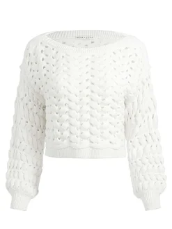 Allene Cable Knit Crewneck