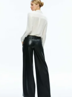 Anders Vegan Leather Low Rise Pant