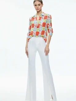 A+O X Oris Eddu Willa Placket Top