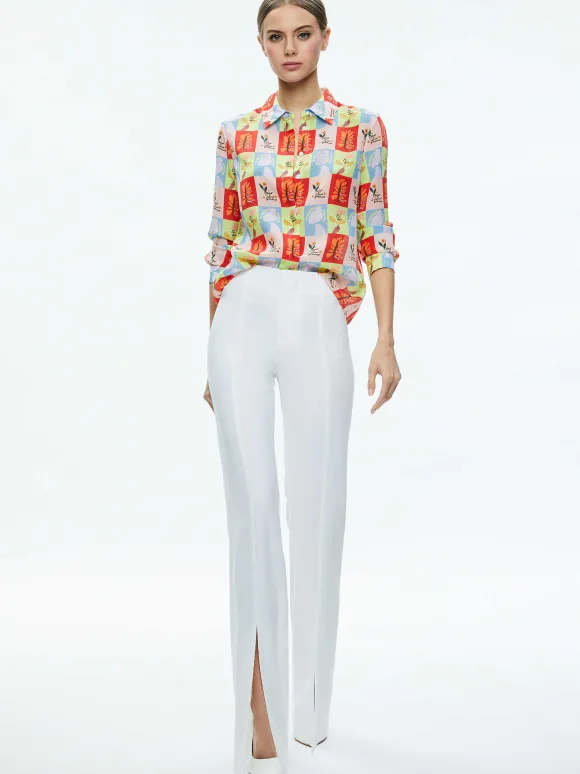 A+O X Oris Eddu Willa Placket Top