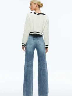 Ayden Cropped V-Neck Pullover