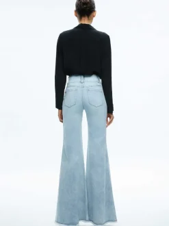 Beautiful Seamed Wide Leg Jean