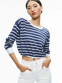Bernetta Cropped Drawstring Pullover