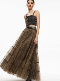 Ceresi Chain Strap Studded Top