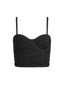 Damia Ruched Bustier Top