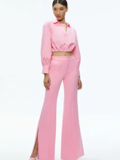Danette High Rise Flare Slit Trouser