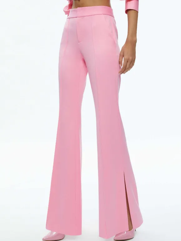 Danette High Rise Flare Slit Trouser