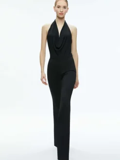 Dani Halter Deep Cowl Neck Bodysuit