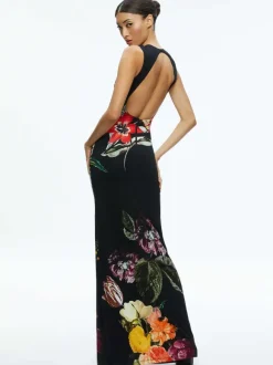 Delora Open Back Maxi Dress