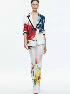 Denny Notch Collar Boyfriend Blazer