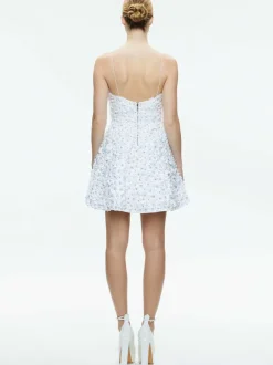 Domenica Embellished Mini Gown