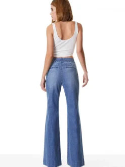 Dylan High Waisted Wide Leg Jean