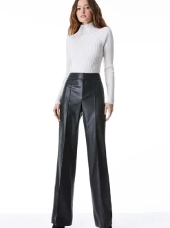 Dylan Vegan Leather Wide Leg Pant