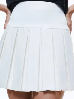 Emilie Box Pleat Mini Skirt