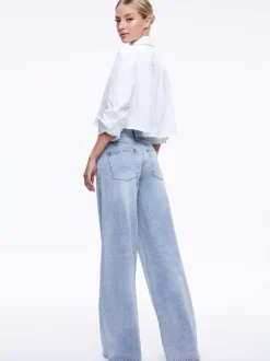 Finely Cropped Oversized Button Down Shirt