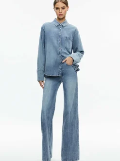 Finely Denim Button Down