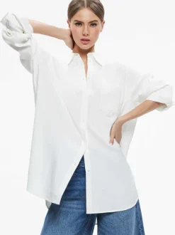 Finely Oversized Linen Button Down Shirt