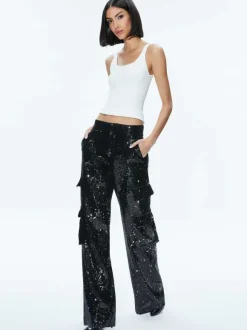 Hayes Sequin Cargo Pant