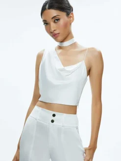 Jena Asymmetric Draped Scarf Top