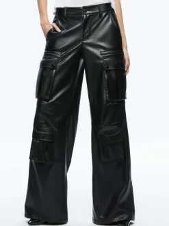 Joette Vegan Leather Cargo Pant