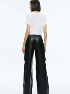 Joette Vegan Leather Cargo Pant