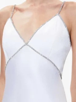 Julienne Embellished V-Neck Mini Dress