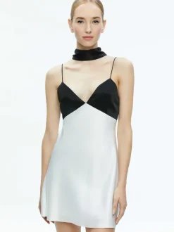 Julienne V-Neck Mini Dress