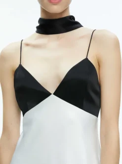 Julienne V-Neck Mini Dress