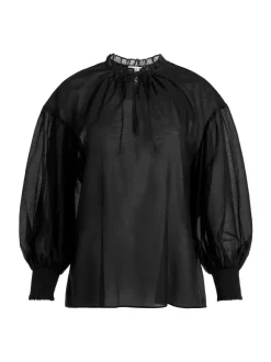Julius Voluminous Blouson Sleeve Blouse