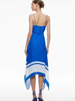 Kayson V-Neck Handkerchief Hem Dress