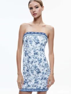 Kelly Square Bust Mini Dress
