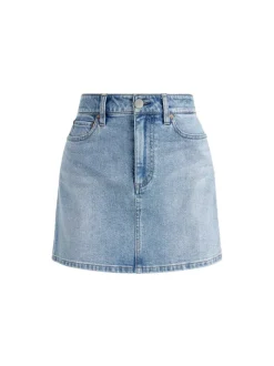Laika Crystal Embellished Denim Mini Skirt