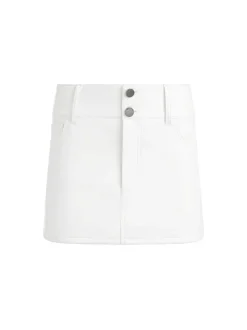 Laika Low Rise Vegan Leather Mini Skirt