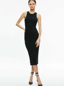 Lalita Side Snap Midi Dress