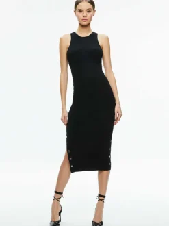Lalita Side Snap Midi Dress