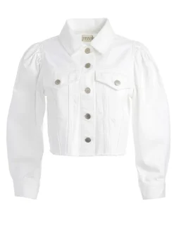 Lana Puff Sleeve Denim Jacket