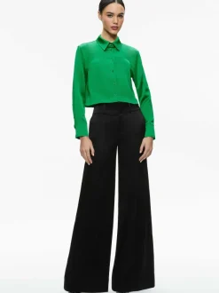 Leon Cropped Button Down