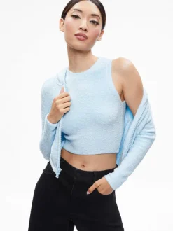 Lidell Cropped Zip Up Hoodie + Amity Sleeveless Cropped Tank