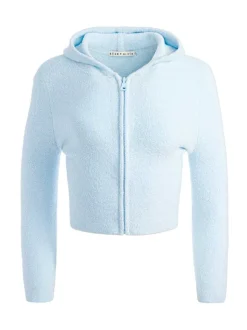 Lidell Cropped Zip Up Hoodie