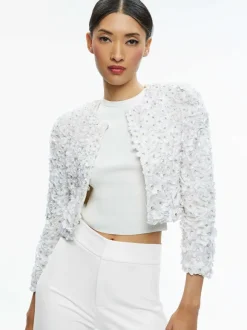 Lorna Embellished Cropped Jacket