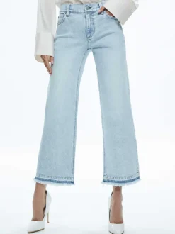 Lorrine Kick-Flare Ankle Jean