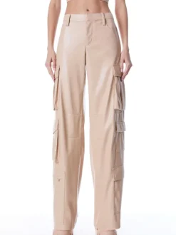 Luis Vegan Leather Cargo Pant