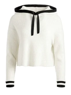 Lumi Ribbed Knit Hoodie