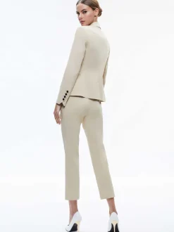 Macey Chino Fitted Notch Collar Blazer