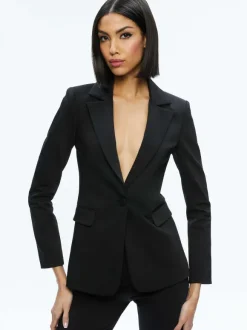 Macey Slit Sleeve Blazer