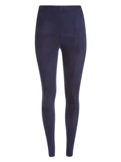 Maddox Side Zip Suede Legging