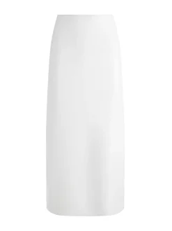 Maeve Vegan Leather Midi Skirt