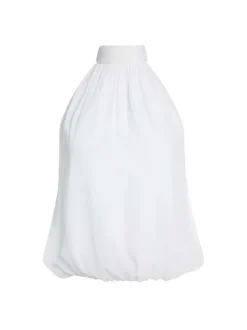Maris Halter Neck Gathered Top