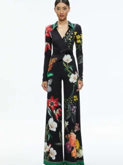 Melinda Wide Leg Wrap Jumpsuit
