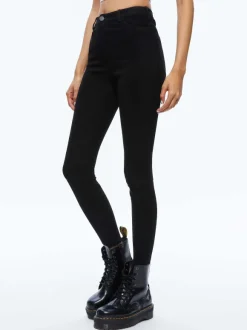 Mikah Single Button Suede Pant